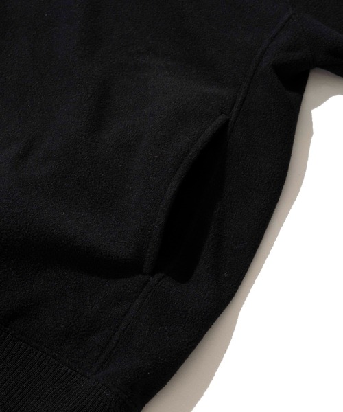 Healthknit(ヘルスニット)の「【Healthknit】Thermal Fleece Henlyneck L/S / ヘンリーネック ロングスリーブ サーマルフリース(スウェット・メンズ・ブラック/ネイビー・MEDIUM/LARGE/X-LARGE)」の10枚目の写真