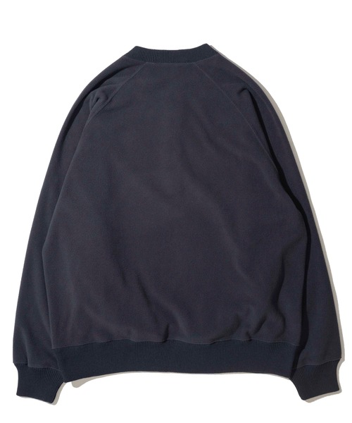 Healthknit(ヘルスニット)の「【Healthknit】Thermal Fleece Henlyneck L/S / ヘンリーネック ロングスリーブ サーマルフリース(スウェット・メンズ・ブラック/ネイビー・MEDIUM/LARGE/X-LARGE)」の6枚目の写真