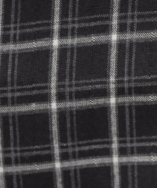 CLETTE(クレット)の「CLETTEオリジナルバルーンカラーチェックブラウス(シャツ/ブラウス・レディース・ブラック/グレー/ブルー・4L/3L/LL)」の12枚目の写真