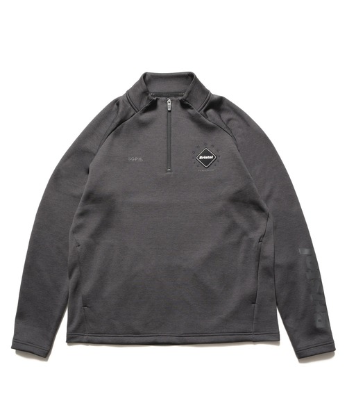F.C.Real Bristol(エフシーレアルブリストル)の「QUARTER KNIT ESSENTIAL HALF-ZIP TOP(その他トップス・メンズ・チャコールグレー/ブラック・MEDIUM/LARGE/X-LARGE/SMALL)」の2枚目の写真