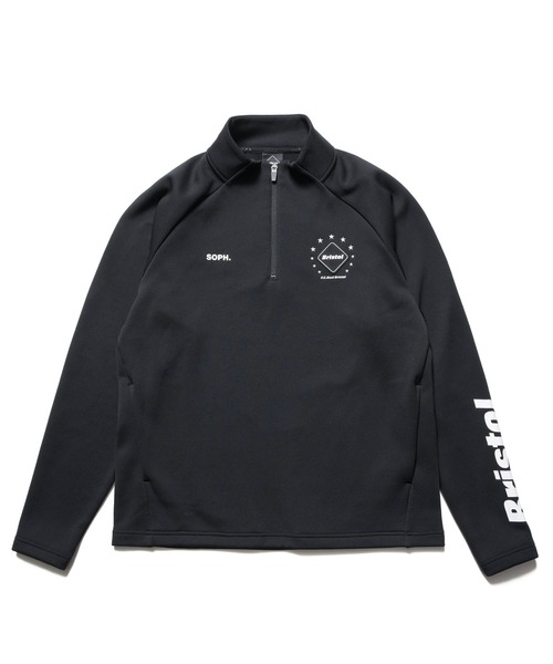 F.C.Real Bristol(エフシーレアルブリストル)の「QUARTER KNIT ESSENTIAL HALF-ZIP TOP(その他トップス・メンズ・チャコールグレー/ブラック・MEDIUM/LARGE/X-LARGE/SMALL)」の1枚目の写真