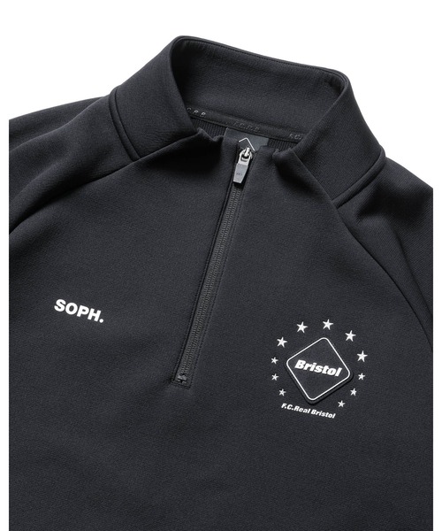 F.C.Real Bristol(エフシーレアルブリストル)の「QUARTER KNIT ESSENTIAL HALF-ZIP TOP(その他トップス・メンズ・チャコールグレー/ブラック・MEDIUM/LARGE/X-LARGE/SMALL)」の7枚目の写真