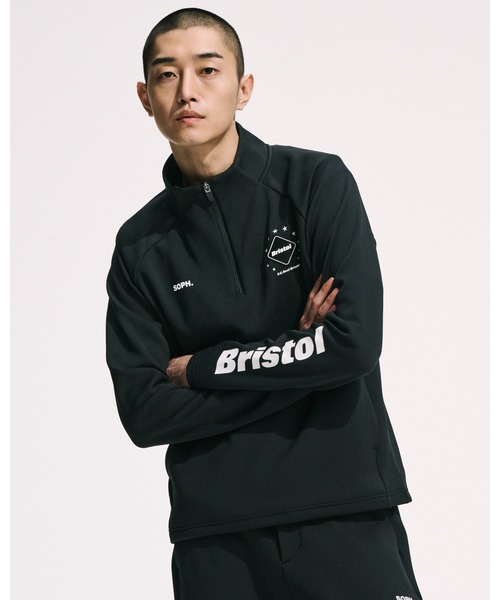 F.C.Real Bristol(エフシーレアルブリストル)の「QUARTER KNIT ESSENTIAL HALF-ZIP TOP(その他トップス・メンズ・チャコールグレー/ブラック・MEDIUM/LARGE/X-LARGE/SMALL)」の10枚目の写真