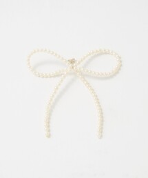 <SASKIA DIEZ>PEARL BOW EARSTUD/シングルピアス