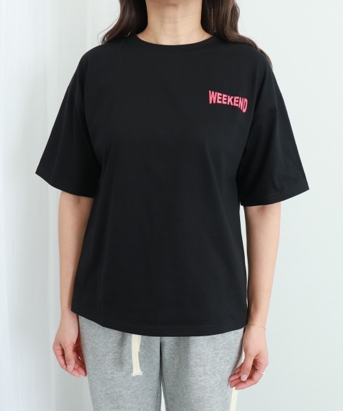 Miniministore(ミニミニストア)の「プリントTシャツ 半袖 新作 韓国風夏服(Tシャツ/カットソー・レディース・ホワイト/ブラック・FREE)」の19枚目の写真