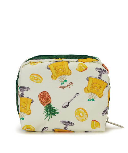 LeSportsac(レスポートサック)の「SQUARE COSMETIC パインベアジェリー(ポーチ・レディース・イエロー・FREE)」の3枚目の写真