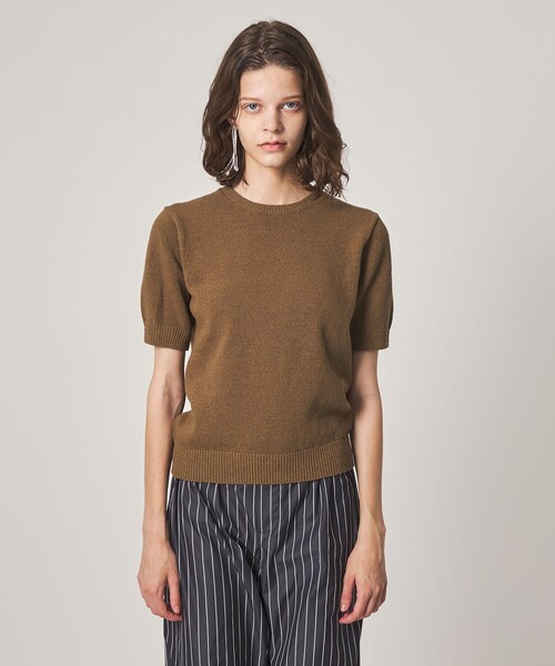 Steven Alan(スティーブンアラン)の「<Steven Alan>ハーフスリーブ ニット プルオーバー(ニット/セーター・レディース・ブラック/ナチュラル/オリーブ・FREE)」の11枚目の写真