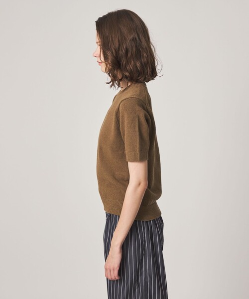 Steven Alan(スティーブンアラン)の「<Steven Alan>ハーフスリーブ ニット プルオーバー(ニット/セーター・レディース・ブラック/ナチュラル/オリーブ・FREE)」の12枚目の写真