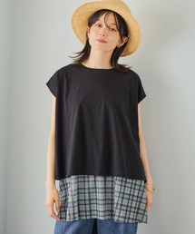 チュールレイヤードフレンチプルオーバー