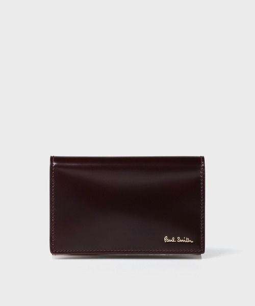 Paul Smith 超超激レア　初代コードバン　名刺入れ　新品　赤茶　総馬革 コードバン 名刺入れ【553429 P083CA】（名刺入れ）｜Paul Smith