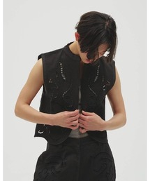 TODAYFUL | Cut Lace Twill Vest 12610430(その他アウター)