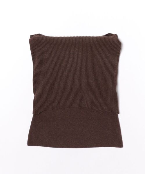 TODAYFUL（トゥデイフル）の「TODAYFUL Seamless Offshoulder Knit（ニット/セーター・レディース・ブラック/ダークブラウン・FREE）」の12枚目の写真