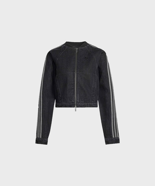adidas(アディダス)の「adidas/ ORI SST 2.0 TRACKTOP / WW068,KQ6467 夏服(デニムジャケット・レディース・ブラック・S/M)」の1枚目の写真