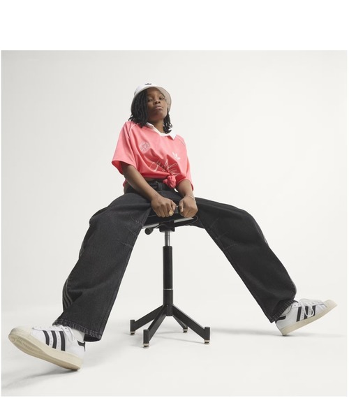 adidas（アディダス）の「adidas Originals/アディダス オリジナルス/SST LOOSE DENIM PANTS（デニムパンツ・レディース・ブラック・30/32）」の9枚目の写真