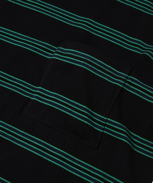 COMME des GARCONS HOMME（コム デ ギャルソン・オム）の「COTTON BORDER PATTERN T-SHIRTS（Tシャツ/カットソー・メンズ・ブラウン/ブラック・S/M/L/XL）」の5枚目の写真