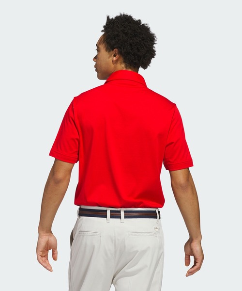 adidas(アディダス)の「オリジナルスゴルフ チェストポケット 半袖シャツ【adidas Golf/アディダスゴルフ】(ポロシャツ・メンズ・レッド系その他・X-LARGE/SMALL/MEDIUM/LARGE/XX-LARGE)」の2枚目の写真
