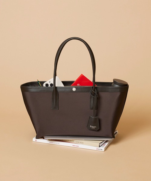 Breath TOPKAPI（ブレストプカピ）の「【Breath TOPKAPI】ELAN エランファブリック トートバッグ A4 / 肩掛け / 撥水（トートバッグ・レディース・ブラック/ブラウン/グレー・FREE）」の3枚目の写真
