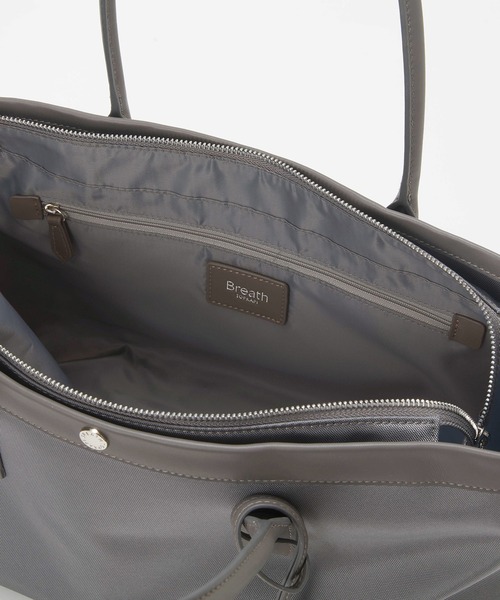 Breath TOPKAPI（ブレストプカピ）の「【Breath TOPKAPI】ELAN エランファブリック トートバッグ A4 / 肩掛け / 撥水（トートバッグ・レディース・ブラック/ブラウン/グレー・FREE）」の10枚目の写真