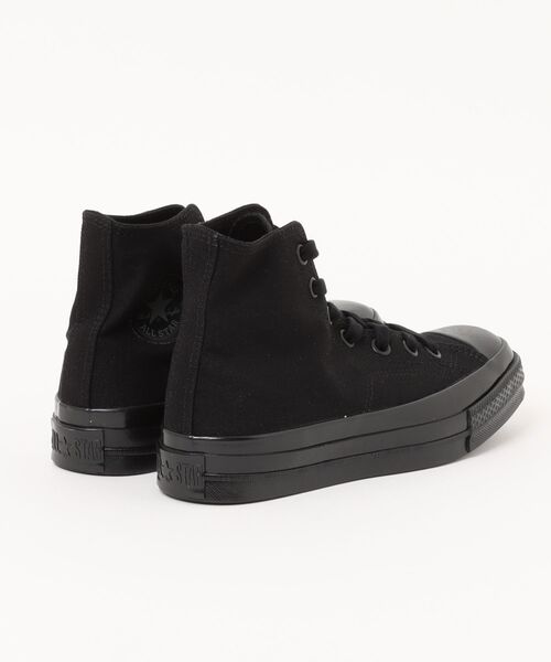 CONVERSE(コンバース)の「【CONVERSE】コンバース ALL STAR SQUARETOE HI(オールスター スクエアトウ HI)(スニーカー・レディース・ブラック×ブラック/ダークベージュ・4/6.5/5/5.5/4.5)」の3枚目の写真