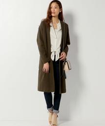 Jewel Changes | 〓★JC カット 接結 ラップ ロングカーディガン(カーディガン/ボレロ)