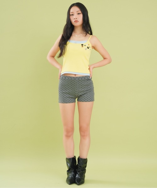 sedacle girl(セダクルガール)の「アソートリブショートパンツ(その他パンツ・レディース・ブラック×グレー/グレー/レモンイエロー・SMALL/MEDIUM)」の22枚目の写真