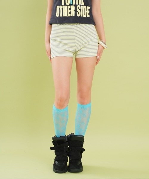 sedacle girl(セダクルガール)の「アソートリブショートパンツ(その他パンツ・レディース・ブラック×グレー/グレー/レモンイエロー・SMALL/MEDIUM)」の12枚目の写真