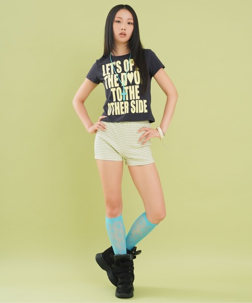 sedacle girl(セダクルガール)の「アソートリブショートパンツ(その他パンツ・レディース・ブラック×グレー/グレー/レモンイエロー・SMALL/MEDIUM)」の17枚目の写真