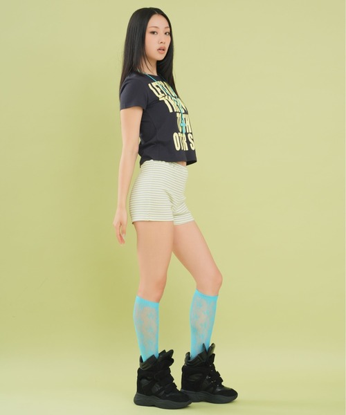 sedacle girl(セダクルガール)の「アソートリブショートパンツ(その他パンツ・レディース・ブラック×グレー/グレー/レモンイエロー・SMALL/MEDIUM)」の19枚目の写真