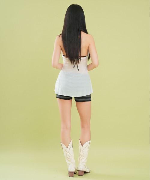 sedacle girl(セダクルガール)の「アソートリブショートパンツ(その他パンツ・レディース・ブラック×グレー/グレー/レモンイエロー・SMALL/MEDIUM)」の6枚目の写真