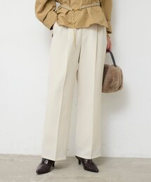 【セットアップ対応】 ジャージータックワイドパンツ