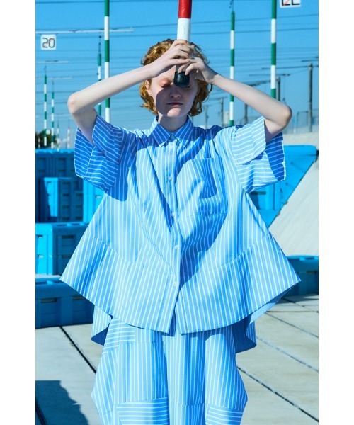 tent line shirt（シャツ/ブラウス）｜nagonstans（ナゴンスタンス）の