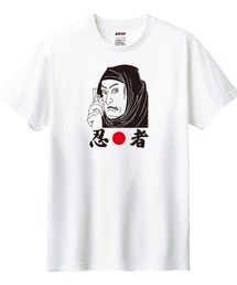 NIPOP（ニポップ） 半袖Tシャツ 忍者 ロゴ イラスト プリント インバウンド お土産 トップス カットソー メンズ ユニセックス