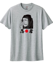 NIPOP(ニポップ) 半袖Tシャツ 忍者 ロゴ イラスト プリント インバウンド お土産 トップス カットソー メンズ ユニセックス