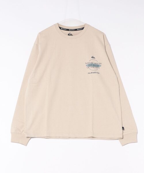 Quiksilver(クイックシルバー)の「QUIKSILVER メンズ QS MEETS LT ロンT 【2026年秋冬モデル】(Tシャツ/カットソー・メンズ・ホワイト/ブラック/ベージュ・MEDIUM/LARGE/X-LARGE)」の1枚目の写真