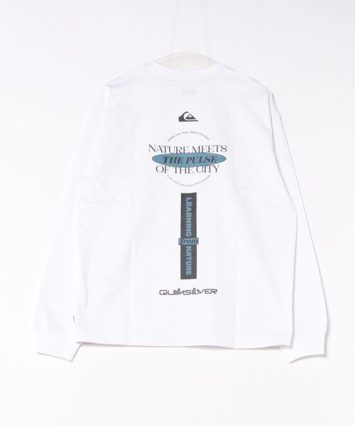 Quiksilver(クイックシルバー)の「QUIKSILVER メンズ QS MEETS LT ロンT 【2026年秋冬モデル】(Tシャツ/カットソー・メンズ・ホワイト/ブラック/ベージュ・MEDIUM/LARGE/X-LARGE)」の4枚目の写真