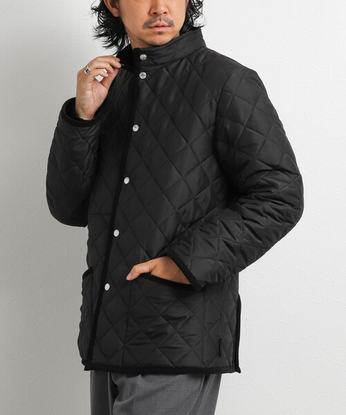 Traditional Weatherwear（トラディショナルウェザーウェア）の「【Traditional Weatherwear】別注 WAVERLY STAND スタンドカラーキルティングジャケット 26AW（ブルゾン・メンズ・ブラック/ネイビー/ブラウン・36/38/40/42/44）」の2枚目の写真