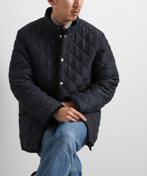 Traditional Weatherwear（トラディショナルウェザーウェア）の「【Traditional Weatherwear】別注 WAVERLY STAND スタンドカラーキルティングジャケット 26AW（ブルゾン・メンズ・ブラック/ネイビー/ブラウン・36/38/40/42/44）」の8枚目の写真