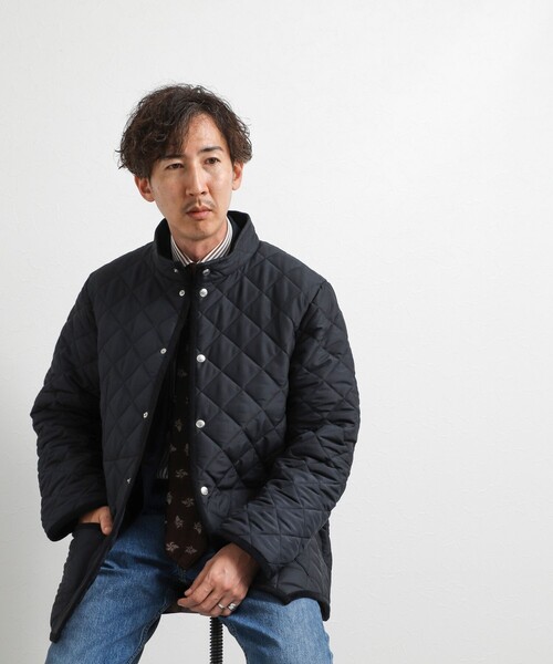 Traditional Weatherwear（トラディショナルウェザーウェア）の「【Traditional Weatherwear】別注 WAVERLY STAND スタンドカラーキルティングジャケット 26AW（ブルゾン・メンズ・ブラック/ネイビー/ブラウン・36/38/40/42/44）」の9枚目の写真