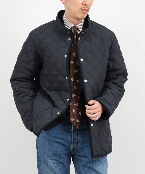 Traditional Weatherwear（トラディショナルウェザーウェア）の「【Traditional Weatherwear】別注 WAVERLY STAND スタンドカラーキルティングジャケット 26AW（ブルゾン・メンズ・ブラック/ネイビー/ブラウン・36/38/40/42/44）」の10枚目の写真