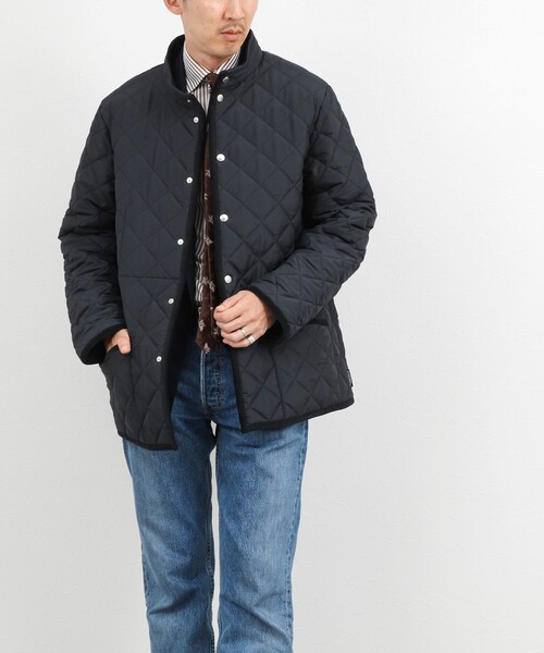 Traditional Weatherwear（トラディショナルウェザーウェア）の「【Traditional Weatherwear】別注 WAVERLY STAND スタンドカラーキルティングジャケット 26AW（ブルゾン・メンズ・ブラック/ネイビー/ブラウン・36/38/40/42/44）」の12枚目の写真