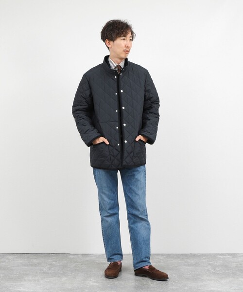 Traditional Weatherwear（トラディショナルウェザーウェア）の「【Traditional Weatherwear】別注 WAVERLY STAND スタンドカラーキルティングジャケット 26AW（ブルゾン・メンズ・ブラック/ネイビー/ブラウン・36/38/40/42/44）」の13枚目の写真
