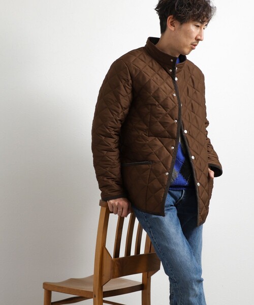 Traditional Weatherwear（トラディショナルウェザーウェア）の「【Traditional Weatherwear】別注 WAVERLY STAND スタンドカラーキルティングジャケット 26AW（ブルゾン・メンズ・ブラック/ネイビー/ブラウン・36/38/40/42/44）」の21枚目の写真