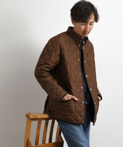 Traditional Weatherwear（トラディショナルウェザーウェア）の「【Traditional Weatherwear】別注 WAVERLY STAND スタンドカラーキルティングジャケット 26AW（ブルゾン・メンズ・ブラック/ネイビー/ブラウン・36/38/40/42/44）」の22枚目の写真