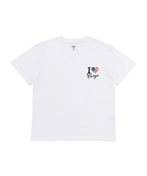ミニマルヴィンテージフラッグカーゴウィメンズ半袖Tシャツ(ホワイト)