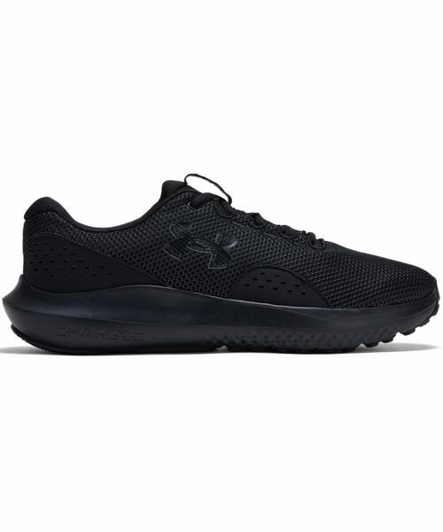 UNDER ARMOUR(アンダーアーマー)の「UAチャージド サージ4 エクストラワイド(ランニング/メンズ)(スニーカー・メンズ・ブラック・26.5cm/29.0cm/27.5cm/25.5cm/26.0cm)」の1枚目の写真