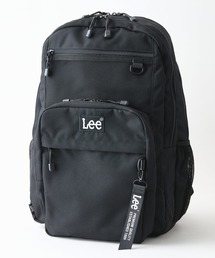 【Lee/リー】【容量23L 撥水加工を施したポリエステル素材を使用】フロントメッシュリュック スポーティ テープチャーム付き デイリーユース 通勤 通学