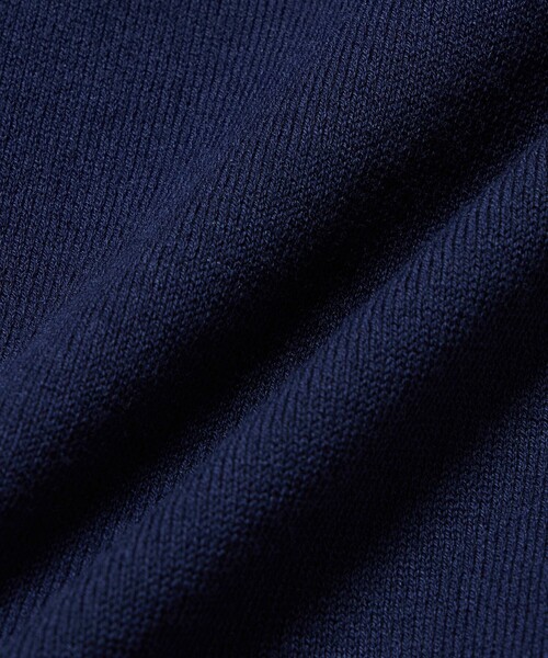 LACOSTE（ラコステ）の「配色ラインディテールニットポロカーディガン（カーディガン/ボレロ・レディース・ネイビー/ダークグリーン・34/36/38/40）」の3枚目の写真