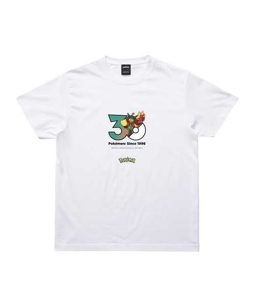 ZOZOSPOT(ゾゾスポット)の「Pokemon 30th Anniversary 1025 T-shirt 「オーガポン(かまどのめん)」(Tシャツ/カットソー・レディース・ホワイト・160cm/150cm/140cm/130cm/120cm/110cm/100cm/XXX-LARGE/XX-LARGE/X-LARGE/LARGE/MEDIUM/SMALL)」の1枚目の写真