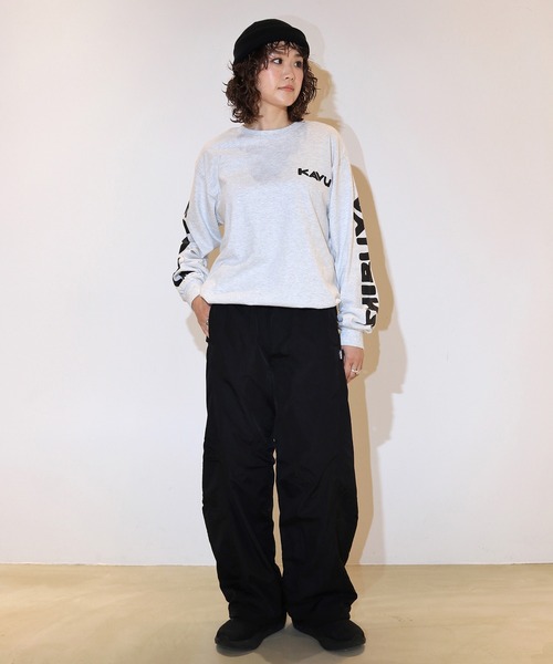 KAVU(カブー)の「KAVU/カブー Nylon Pants/ナイロンパンツ(その他パンツ・レディース・オリーブ/ブラック・MEDIUM)」の17枚目の写真
