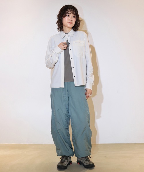 KAVU(カブー)の「KAVU/カブー Nylon Pants/ナイロンパンツ(その他パンツ・レディース・オリーブ/ブラック・MEDIUM)」の4枚目の写真